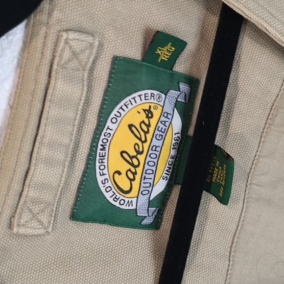 Cabelas khaki field vest size XL - Picture 4 of 12